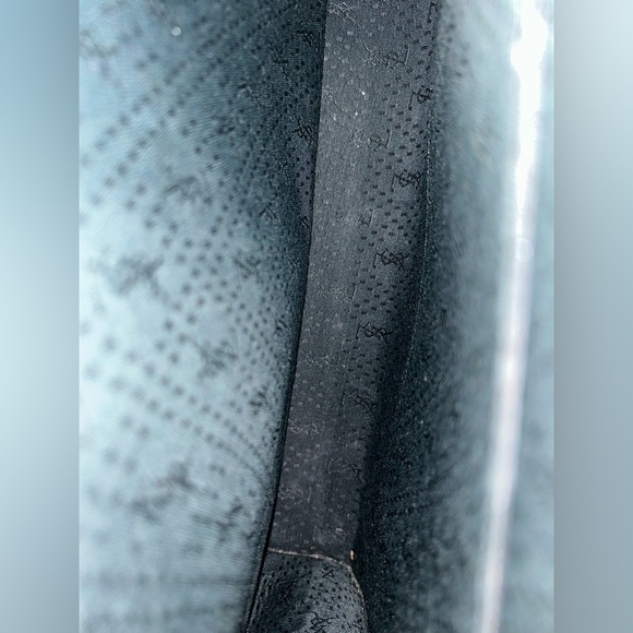 Vintage YSL Croc Cutout Handle Bag - Picture 13 of 16